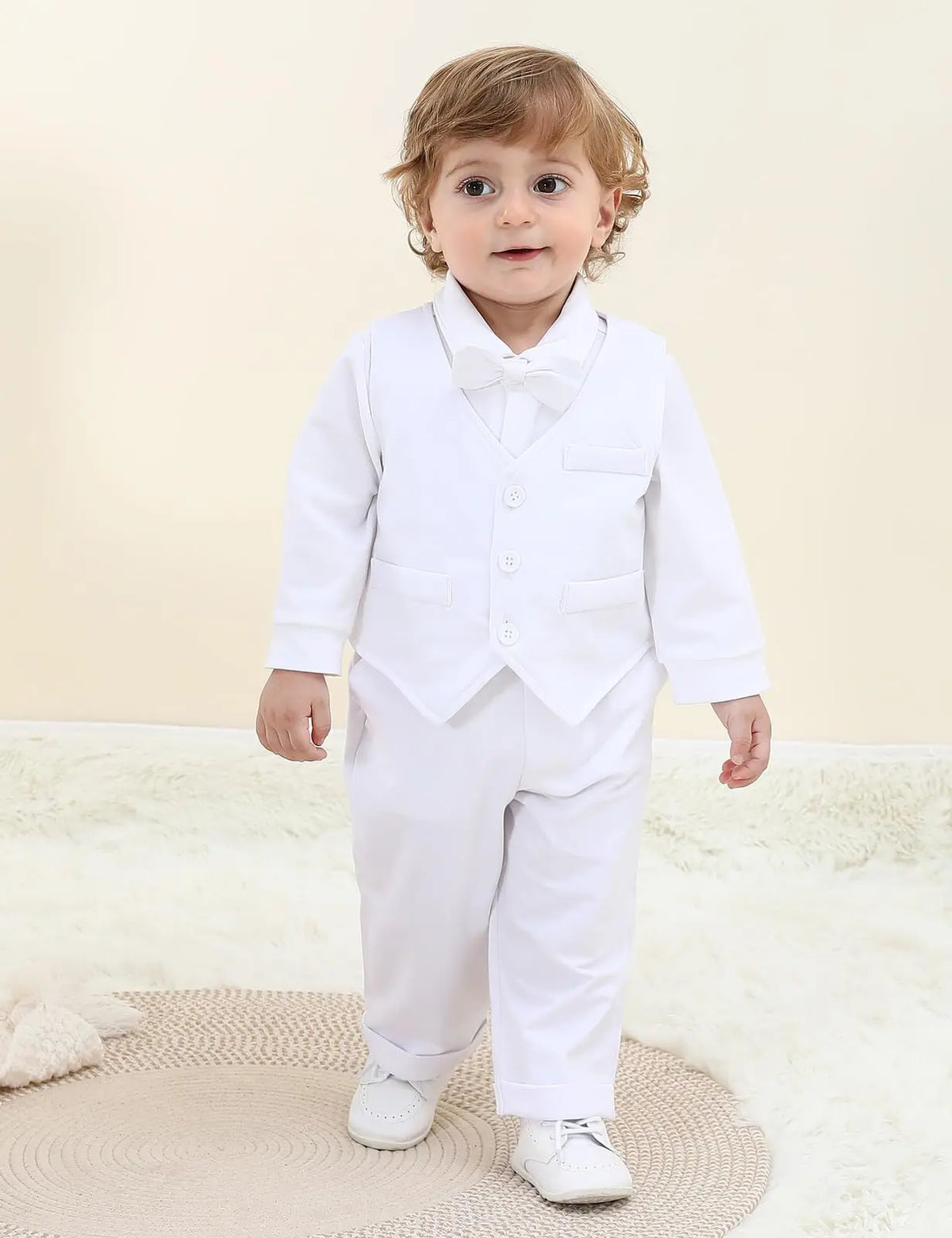 Outfits Newborn Bodysuit Vest  Pants Gentleman Clothes Sets