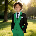3 Pieces Jacket Vest Pants Kids Clothes 2-16T Elegant Children's Tuxedo Wedding