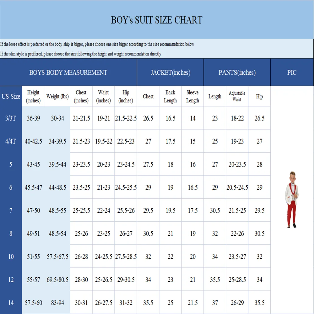 Boys Costume Suit Children Wedding