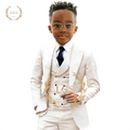 Boys 2~16 Years Old Blazer, Trousers and Vest 3-Piece Tuxedo Wedding